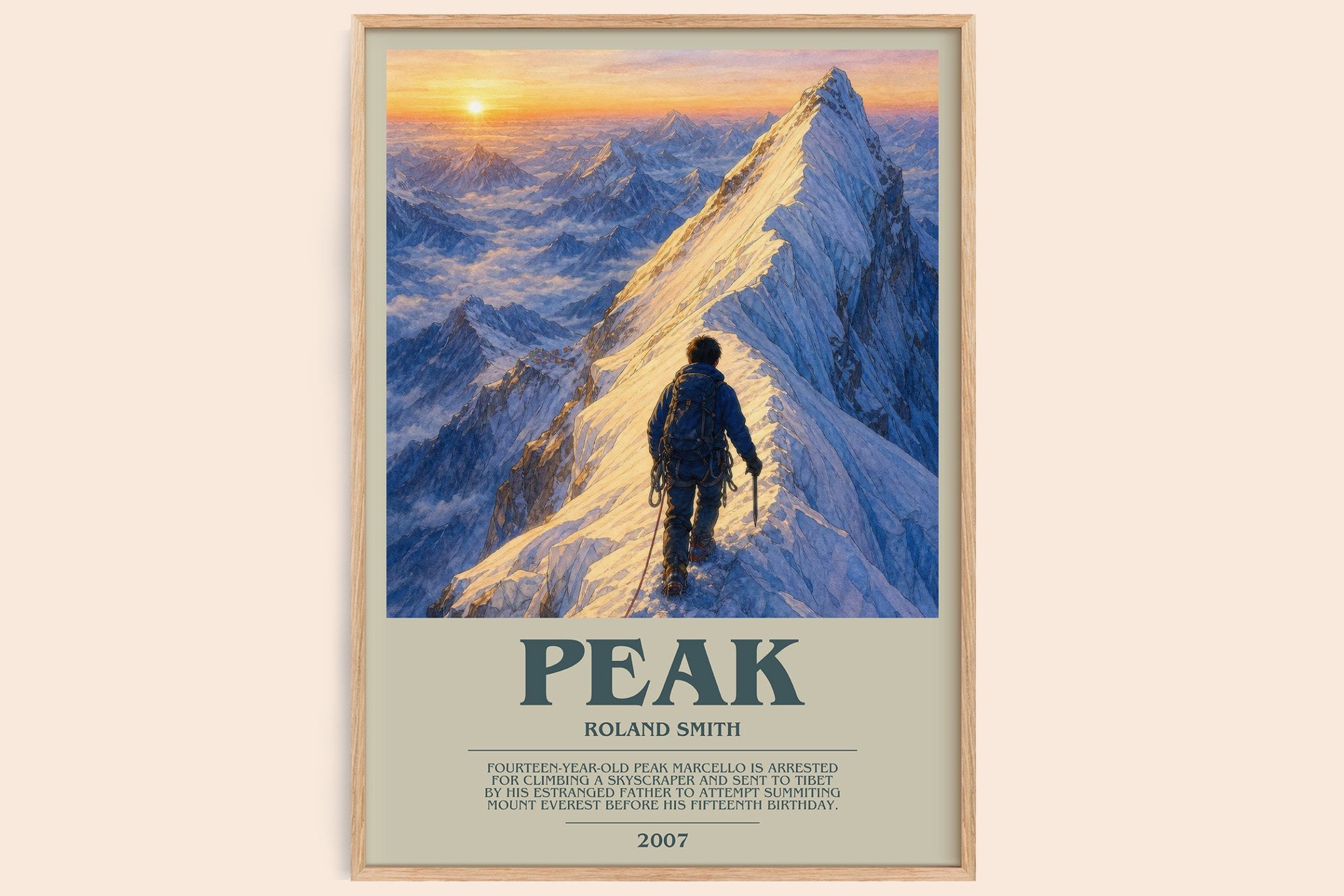 Peak Bookish Wall Art by Roland Smith