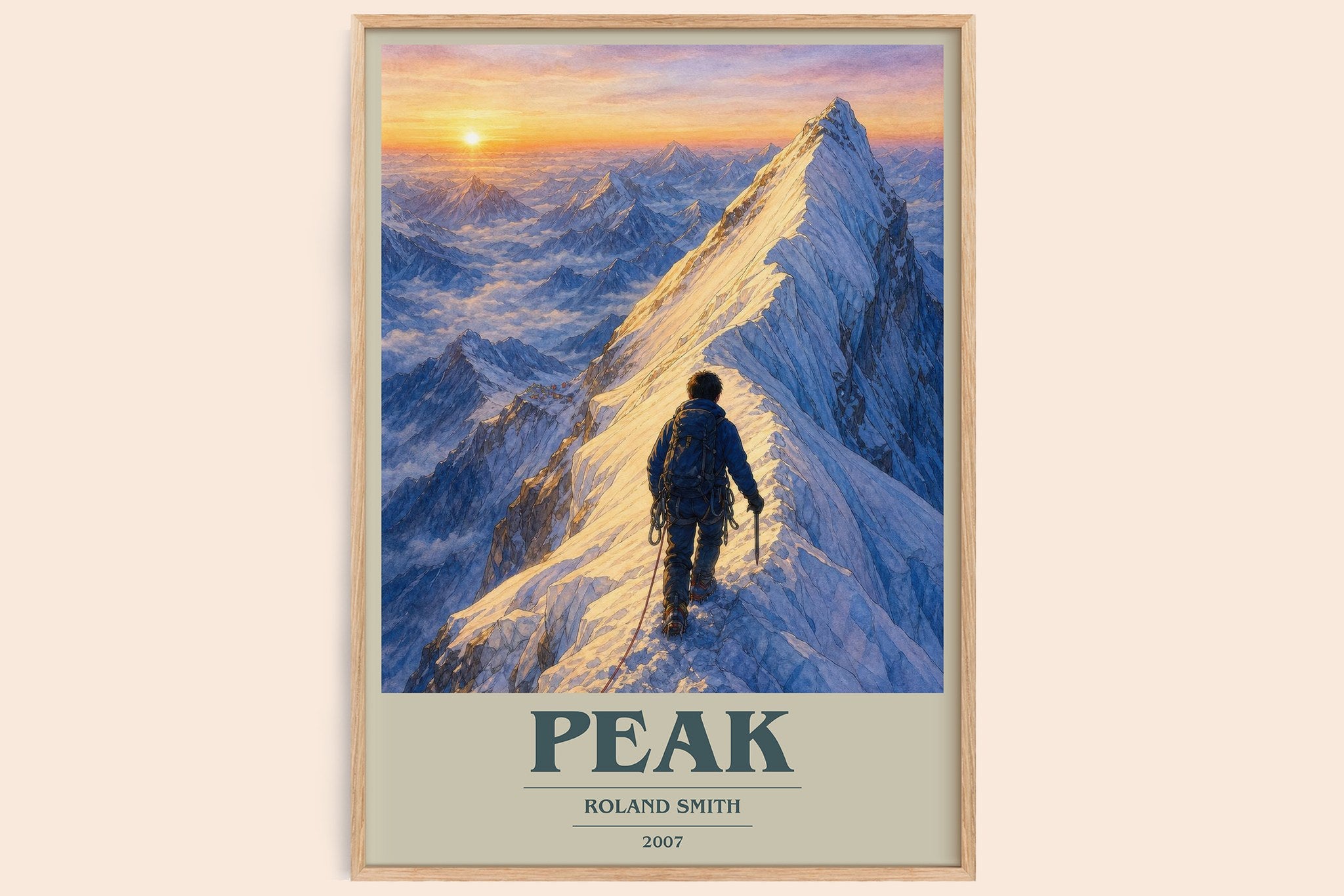 Peak Book Cover Poster by Roland Smith