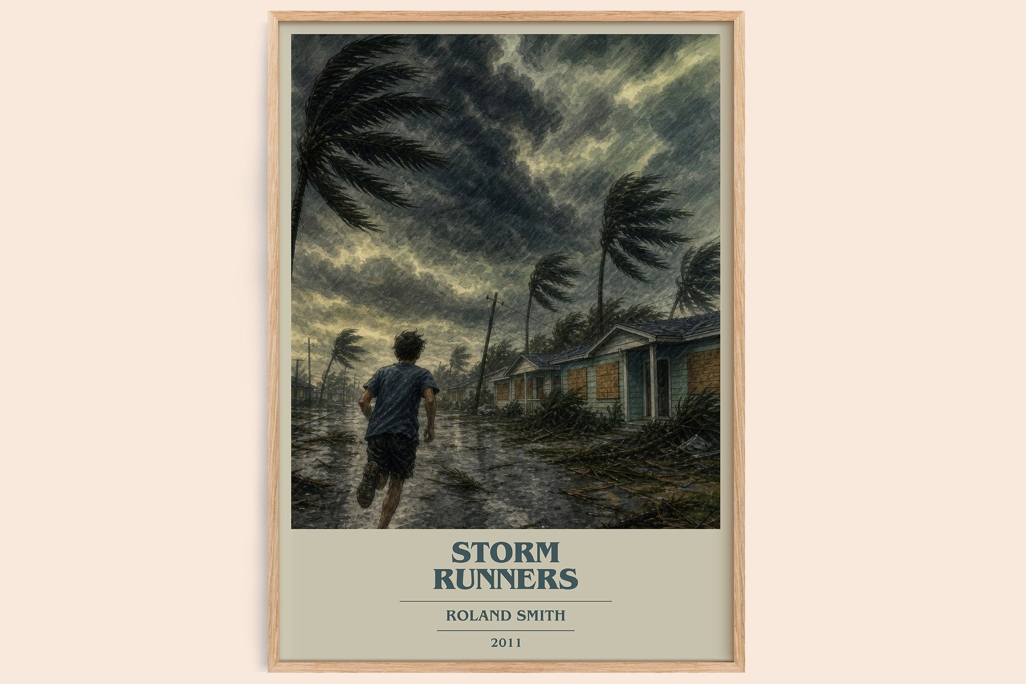 Storm Runners Book Cover Poster by Roland Smith