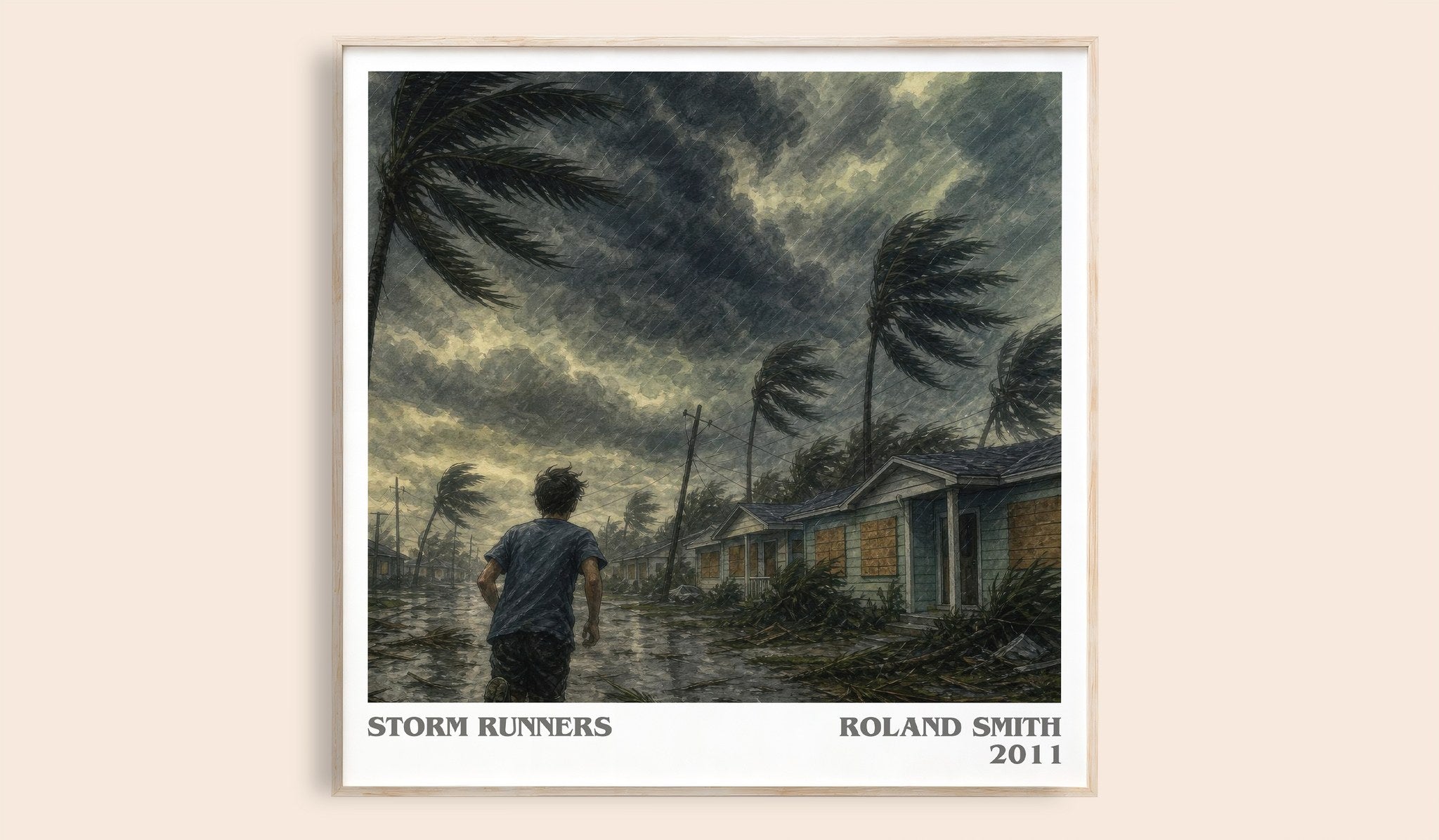 Storm Runners Literary Art Print by Roland Smith