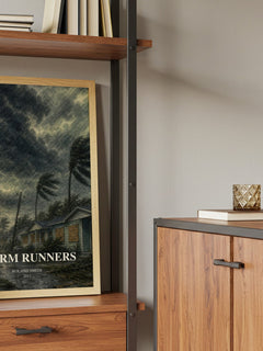 Storm Runners book watercolour illustration paper finish options – matte satin gloss