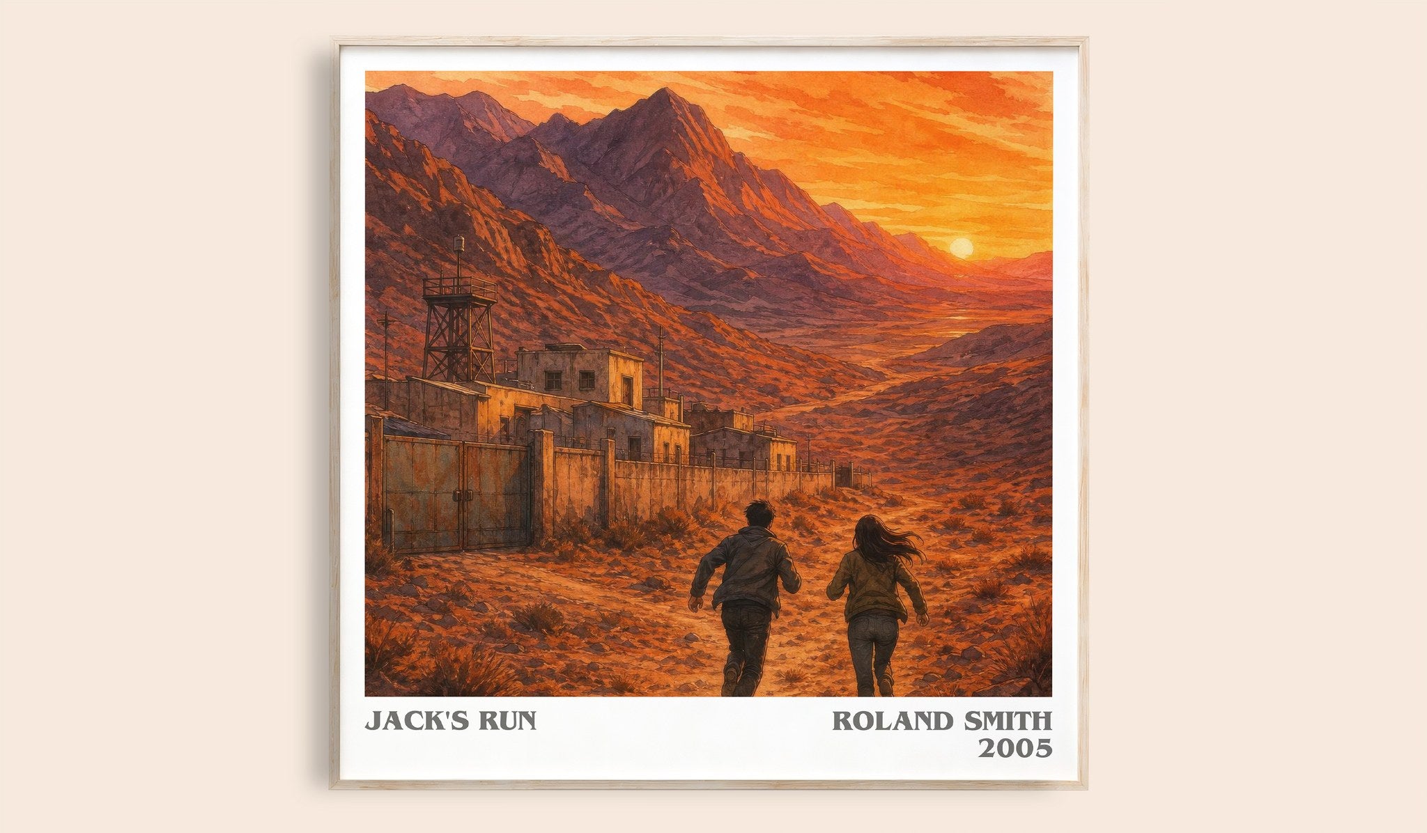 Jack's run Literary Art Print by Roland Smith