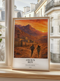 Jack's run book cover poster colour and style options – Roland Smith book art