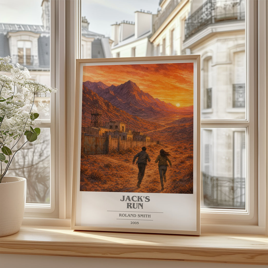 Jack's run book cover poster colour and style options – Roland Smith book art