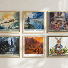 Jack's run literary art print colour and style options – Roland Smith book art