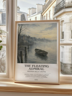 The Floating Admiral bookish poster colour and style options – Freeman Wills Crofts book art