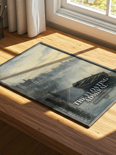 The Floating Admiral watercolour book poster framed on wall – mystery wall art