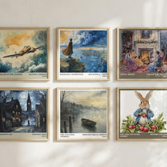 The Floating Admiral literary art print colour and style options – Freeman Wills Crofts book art