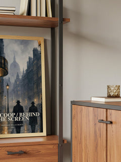 The Scoop / Behind the Screen book watercolour illustration paper finish options – matte satin gloss
