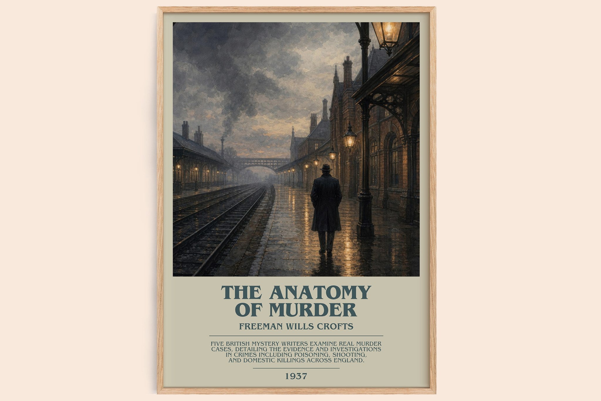 The Anatomy of murder Bookish Wall Art by Freeman Wills Crofts