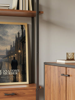 The Anatomy of murder book watercolour illustration paper finish options – matte satin gloss