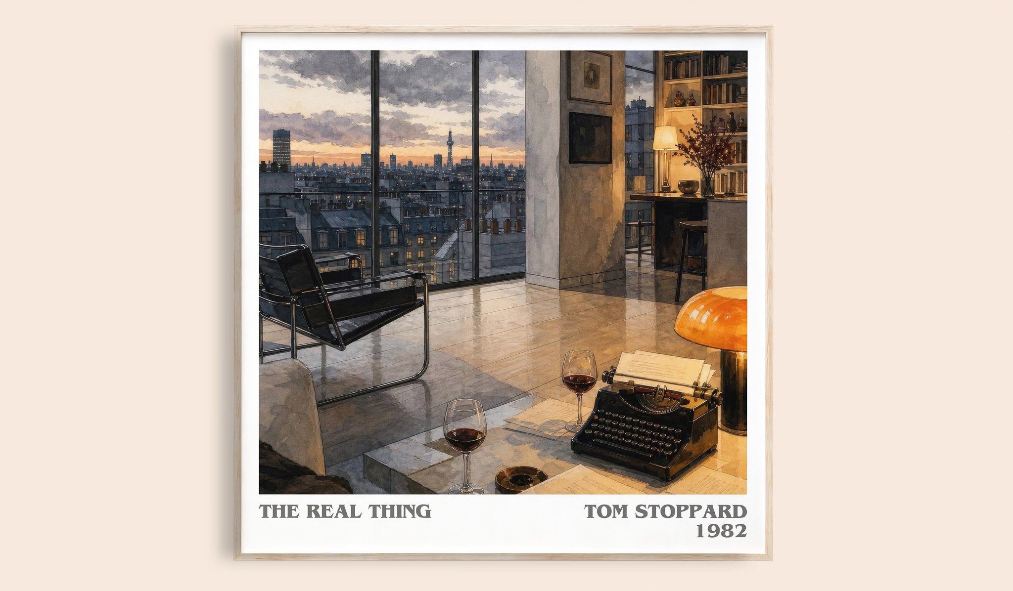The real thing Literary Art Print by Tom Stoppard