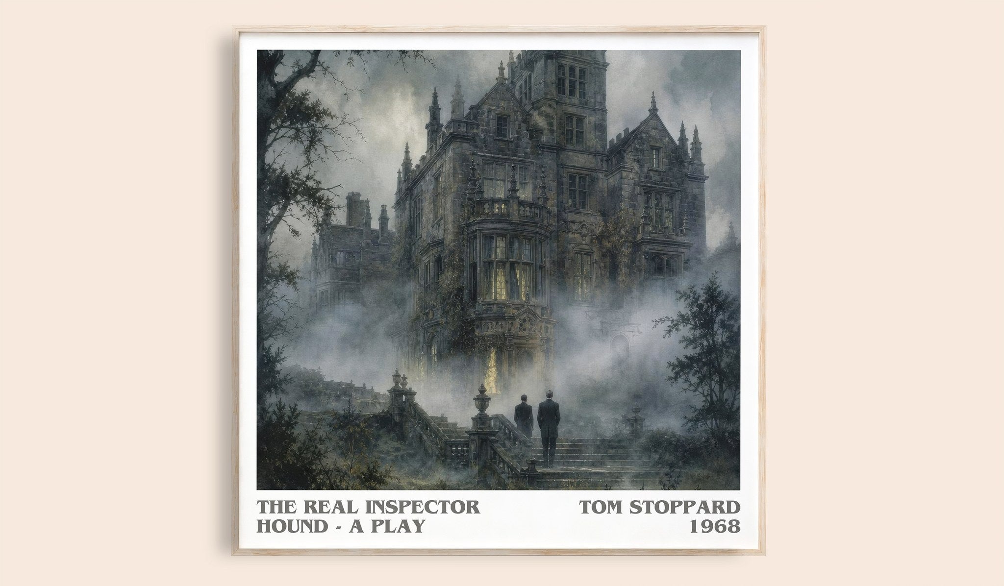The Real Inspector Hound -  A Play Literary Art Print by Tom Stoppard