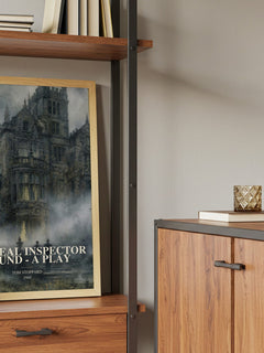 The Real Inspector Hound -  A Play book watercolour illustration paper finish options – matte satin gloss