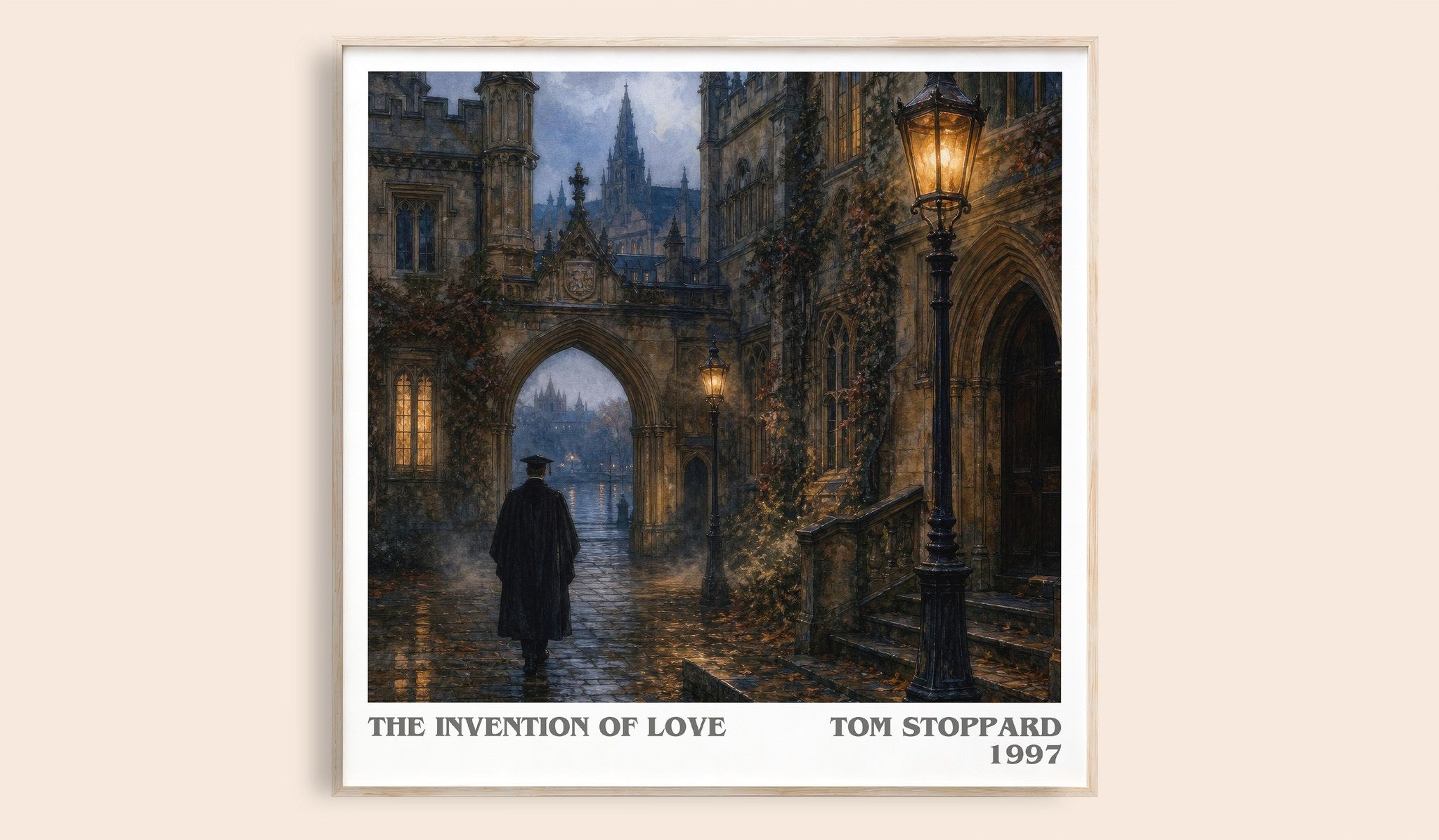The invention of love Literary Art Print by Tom Stoppard
