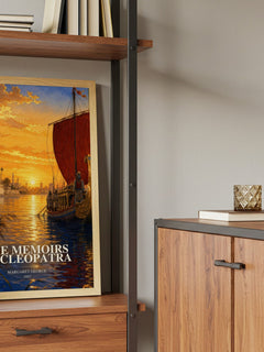 The Memoirs of Cleopatra book watercolour illustration paper finish options – matte satin gloss
