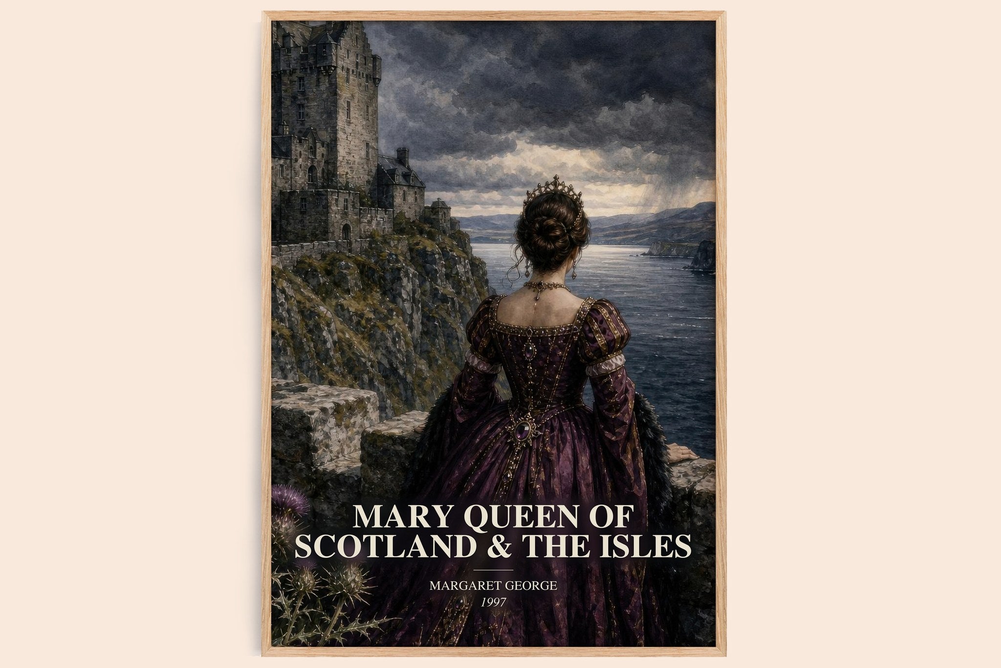 Mary Queen of Scotland & The Isles Book Watercolour Illustration by Margaret George