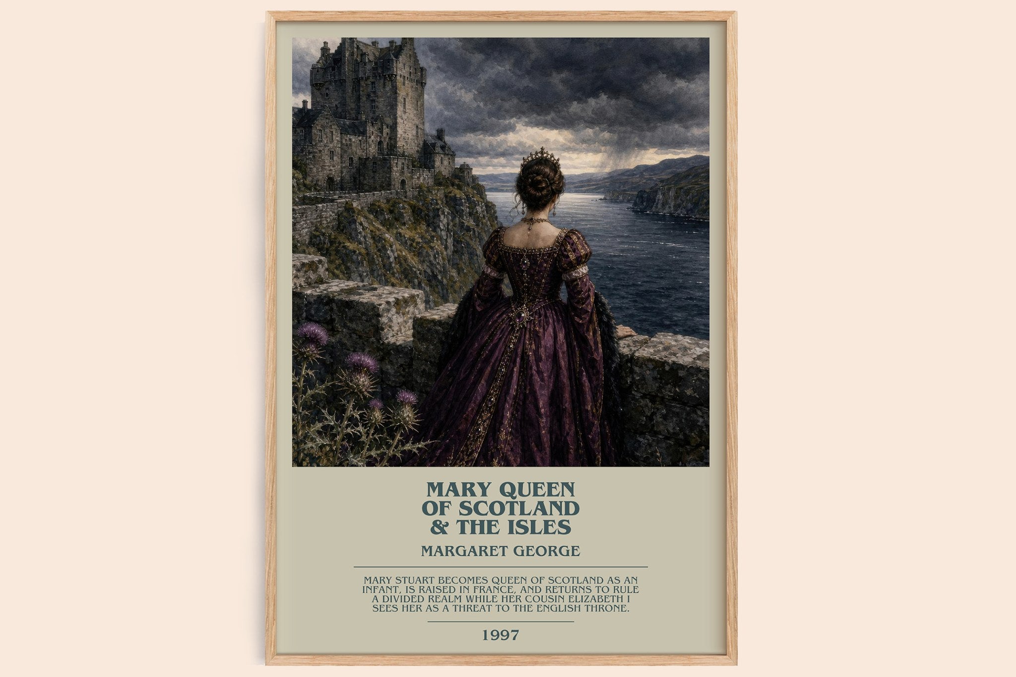 Mary Queen of Scotland & The Isles Bookish Wall Art by Margaret George