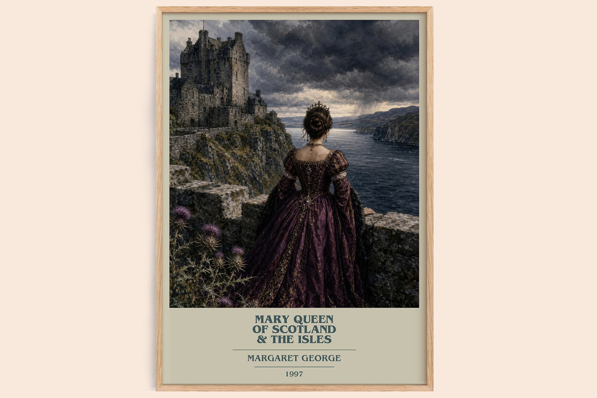 Mary Queen of Scotland & The Isles Book Cover Poster by M. George