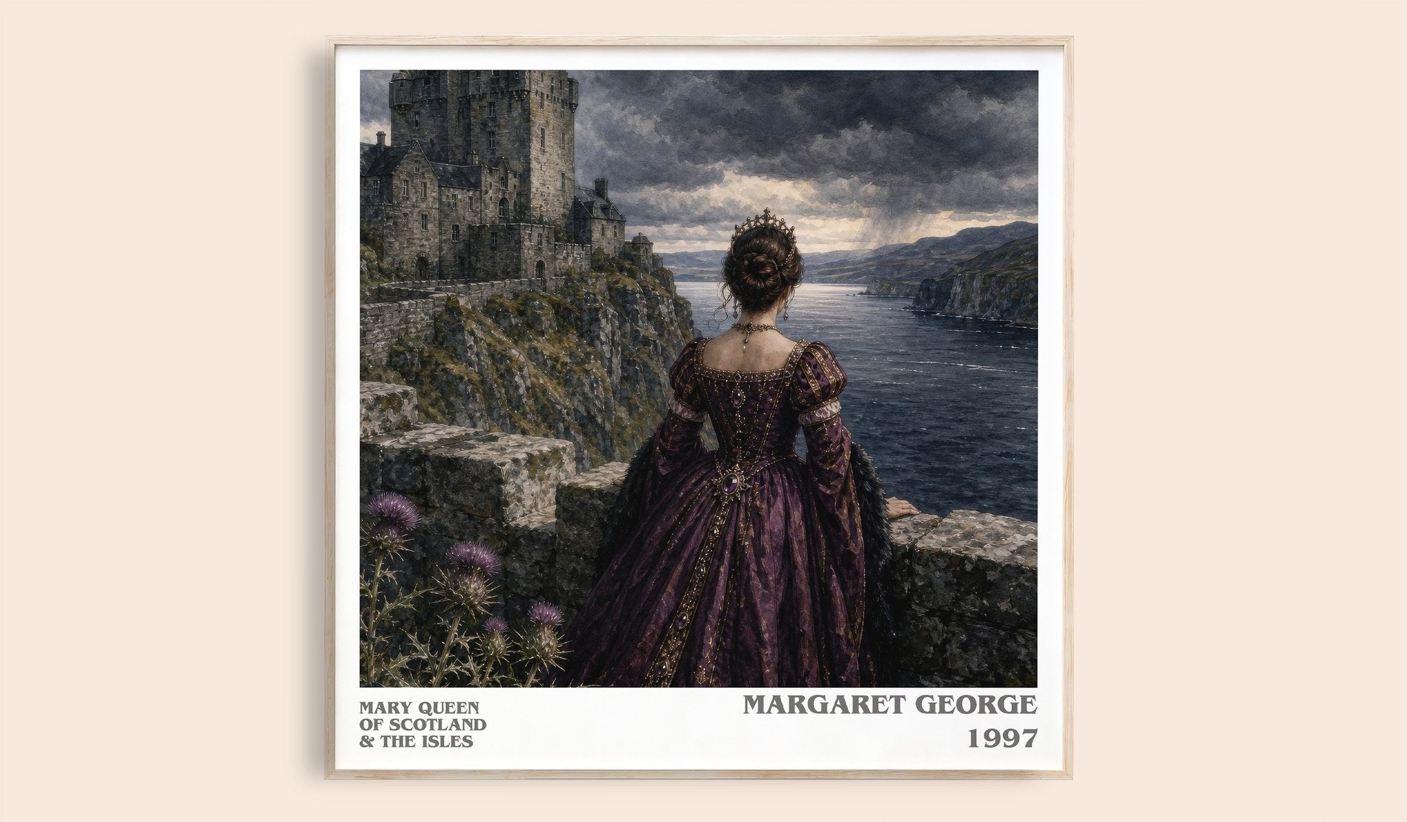 Mary Queen of Scotland & The Isles Literary Art Print by M. George