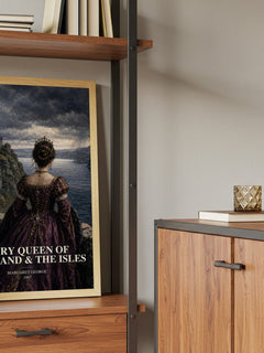 Mary Queen of Scotland & The Isles book watercolour illustration paper finish options – matte satin gloss