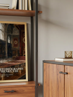 The autobiography of Henry VIII book watercolour illustration paper finish options – matte satin gloss