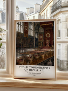 The autobiography of Henry VIII book cover poster colour and style options – Margaret George book art