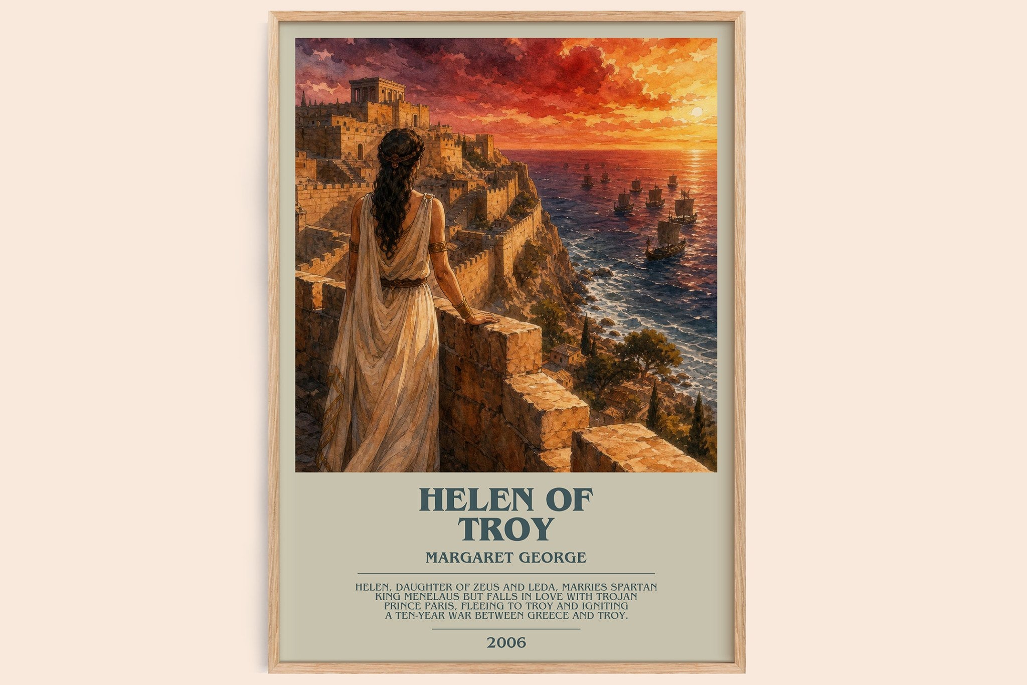 Helen of Troy Bookish Wall Art by Margaret George