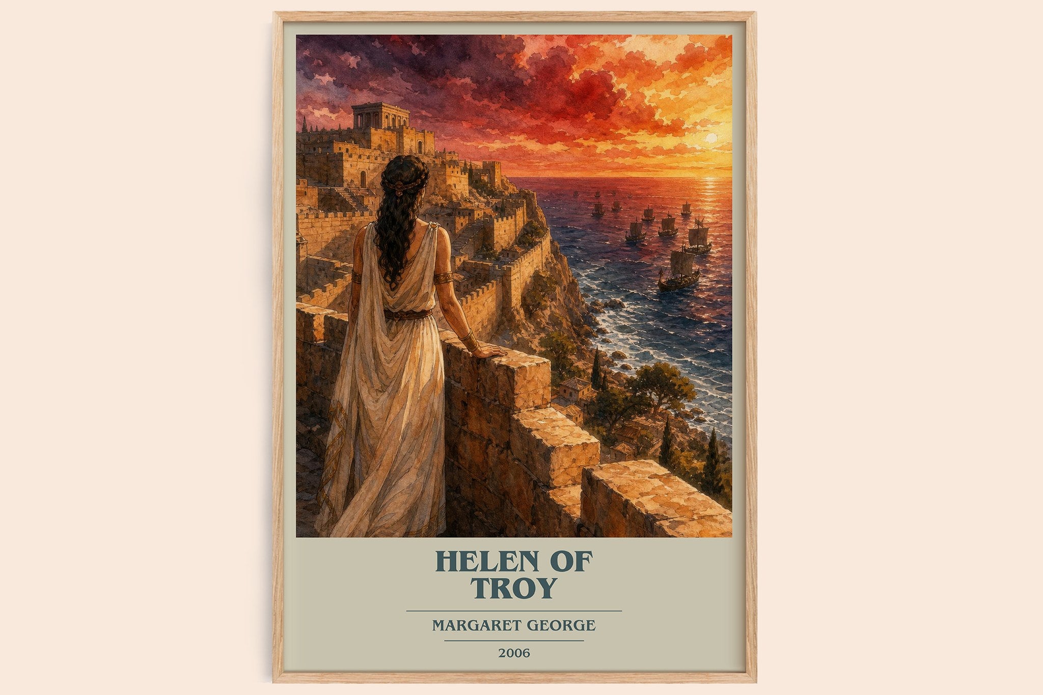 Helen of Troy Book Cover Poster by Margaret George