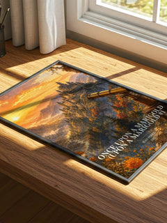 Once Upon A Marigold (Upon a Marigold #1 watercolour book poster framed on wall – childrens wall art