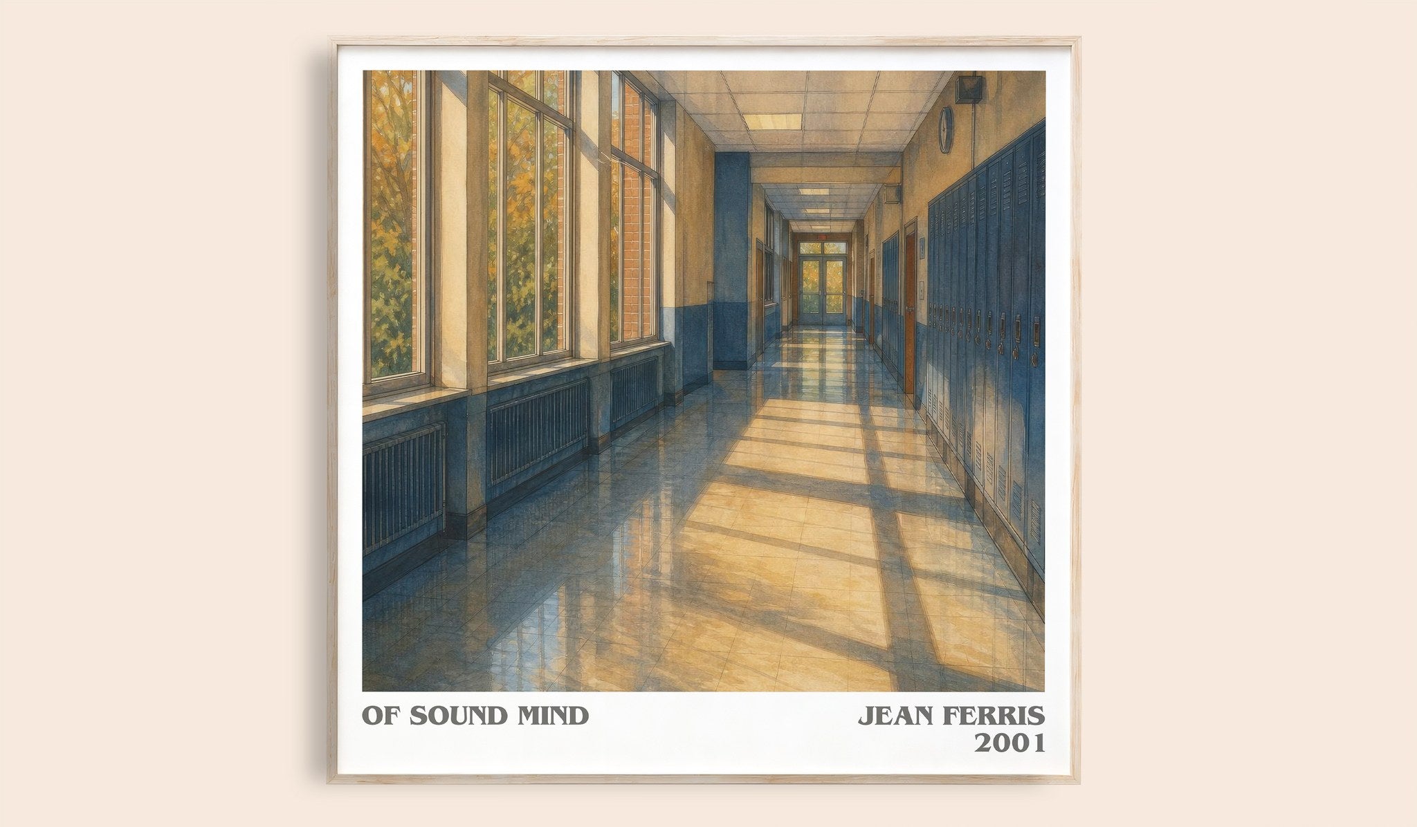 Of sound mind Literary Art Print by Jean Ferris