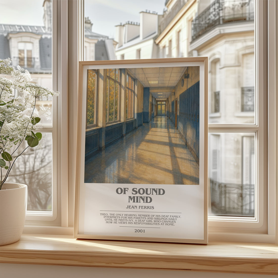 Of sound mind bookish poster colour and style options – Jean Ferris book art