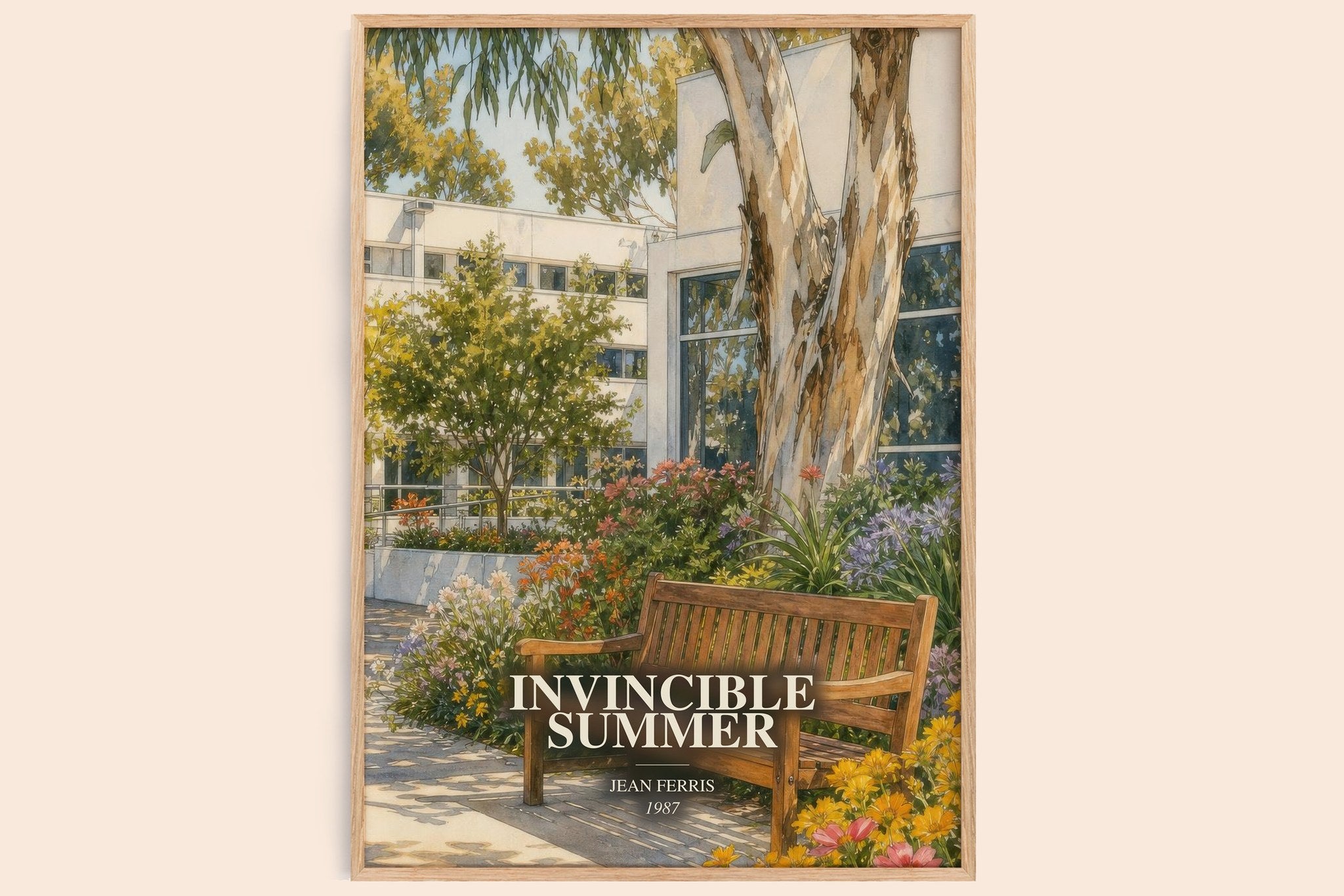 Invincible Summer Book Watercolour Illustration by Jean Ferris