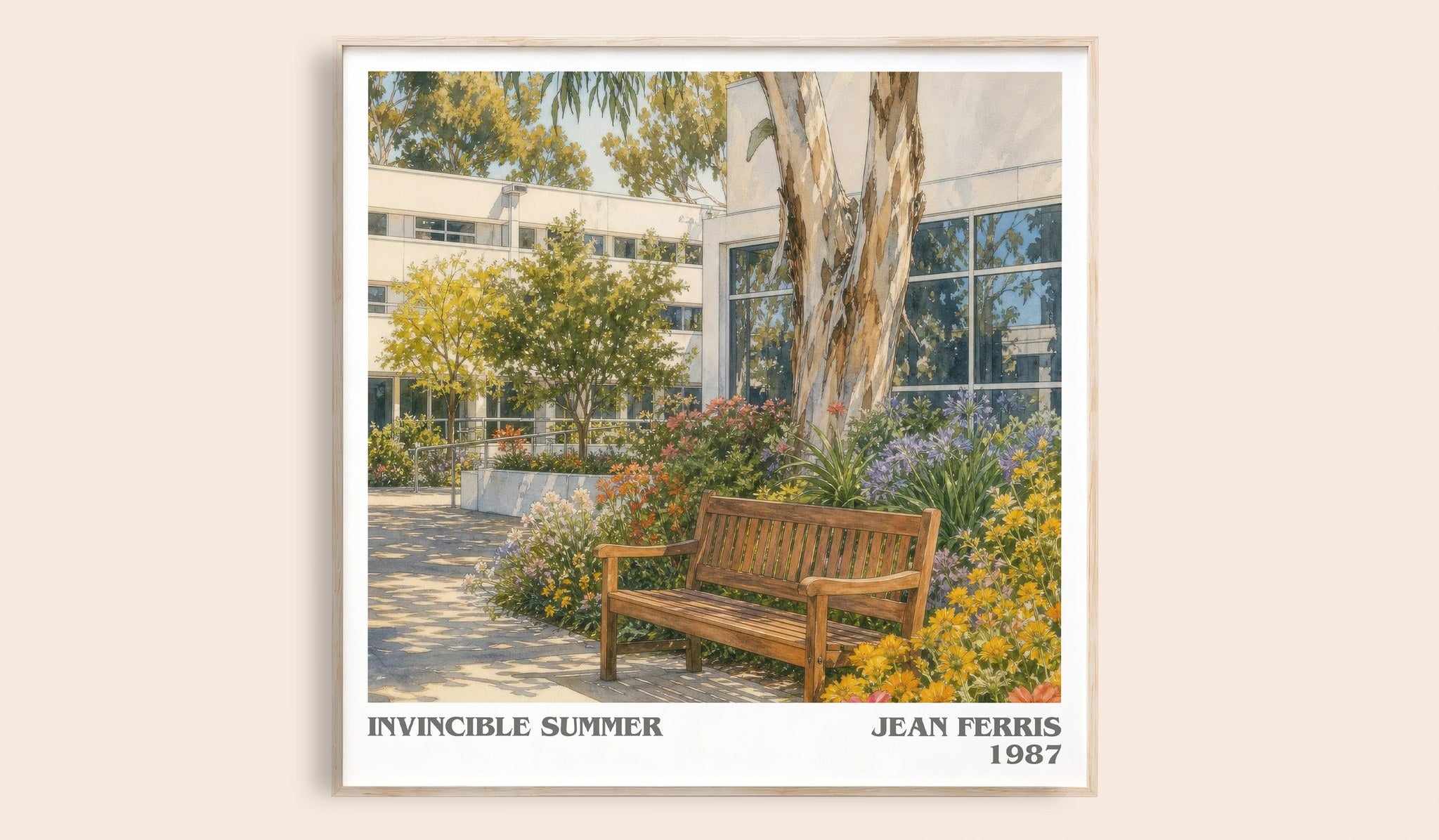 Invincible Summer Literary Art Print by Jean Ferris