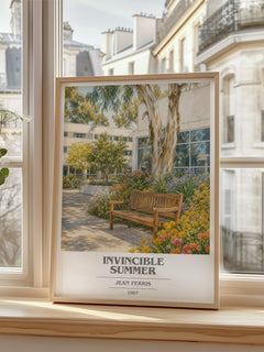 Invincible Summer book cover poster colour and style options – Jean Ferris book art