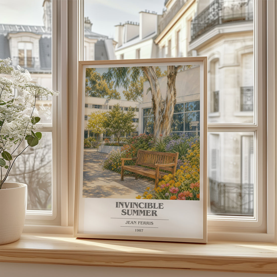 Invincible Summer book cover poster colour and style options – Jean Ferris book art