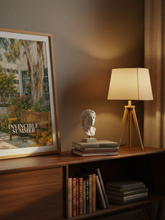 Invincible Summer watercolour print on bookshelf – Jean Ferris fan gift