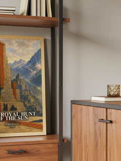 The royal hunt of the sun book watercolour illustration paper finish options – matte satin gloss