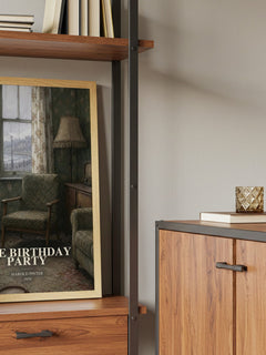 The birthday party book watercolour illustration paper finish options – matte satin gloss