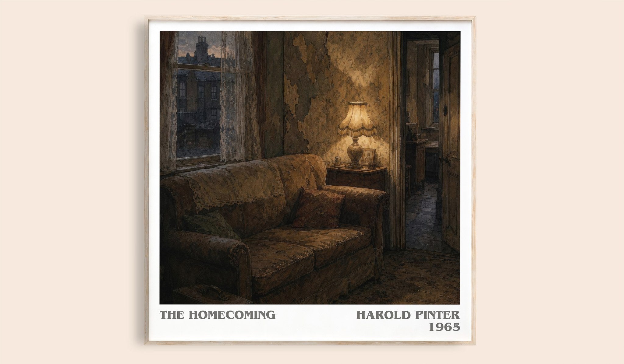 The homecoming Literary Art Print by Harold Pinter