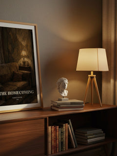 The homecoming watercolour print on bookshelf – Harold Pinter fan gift