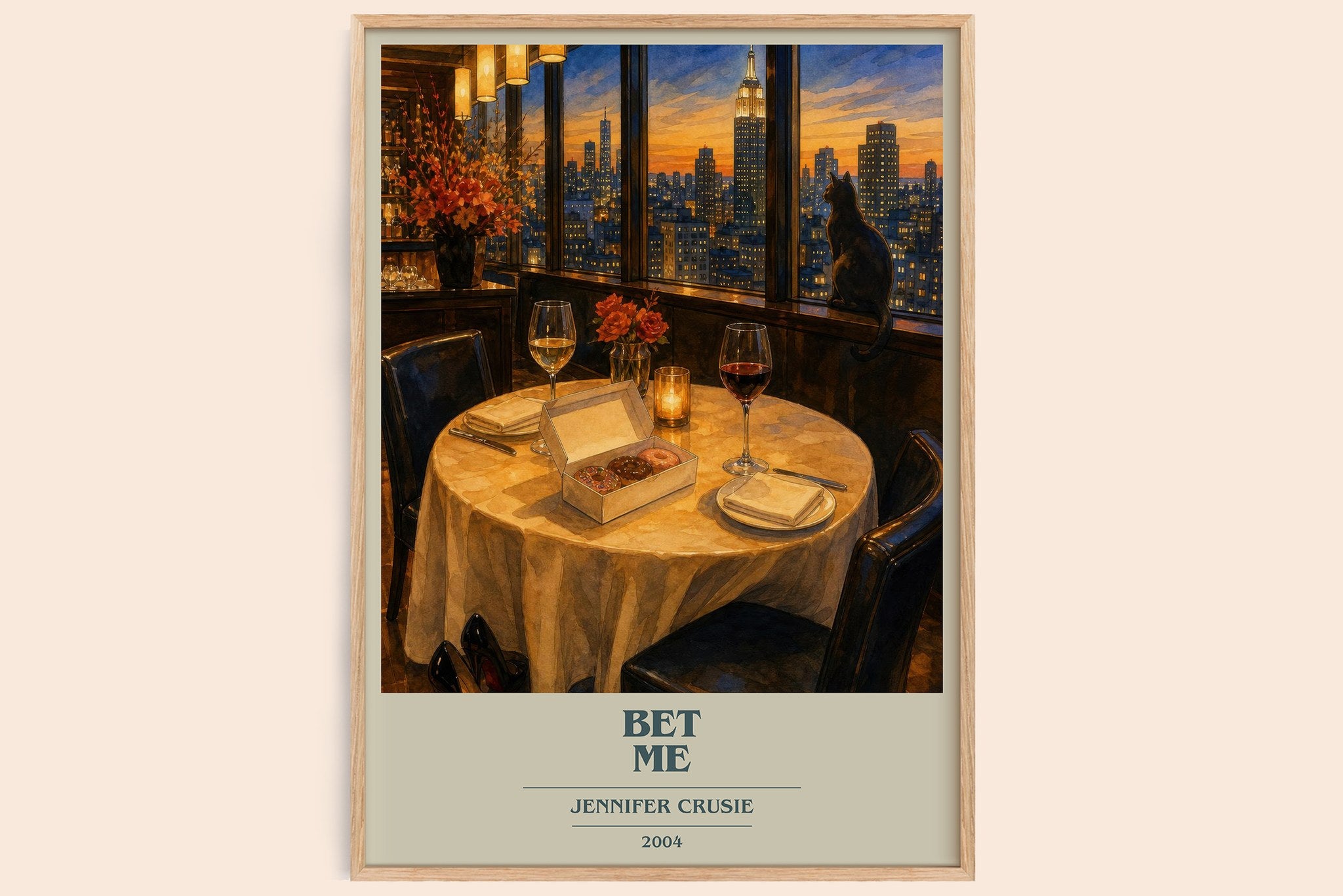 Bet me Book Cover Poster by Jennifer Crusie