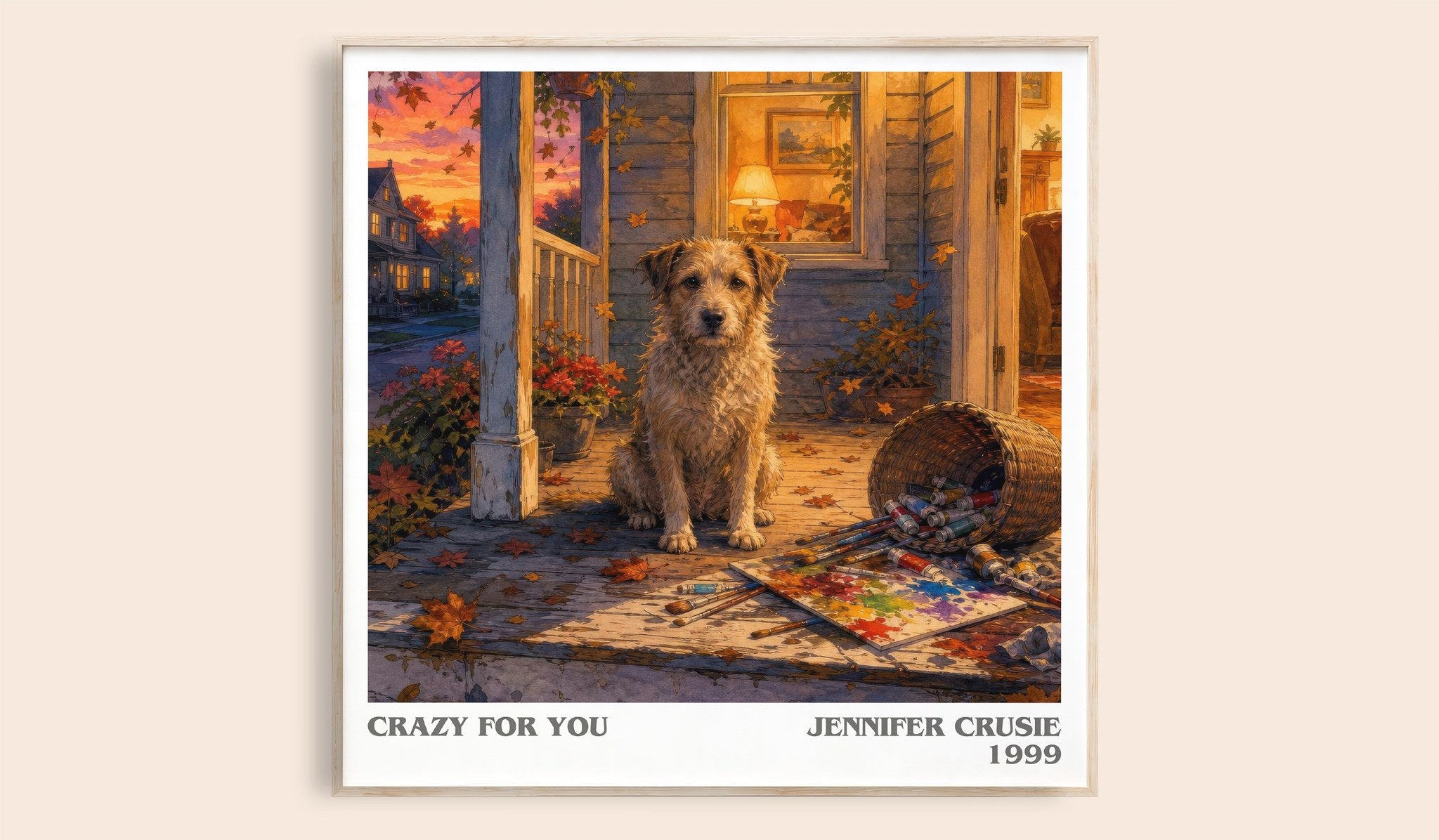 Crazy for You Literary Art Print by Jennifer Crusie