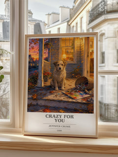 Crazy for You book cover poster colour and style options – Jennifer Crusie book art