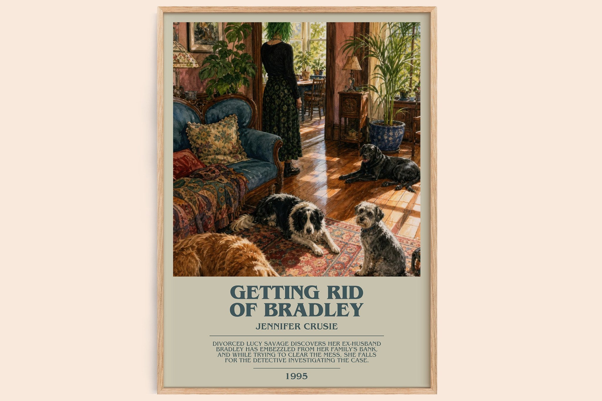 Getting rid of Bradley Bookish Wall Art by Jennifer Crusie