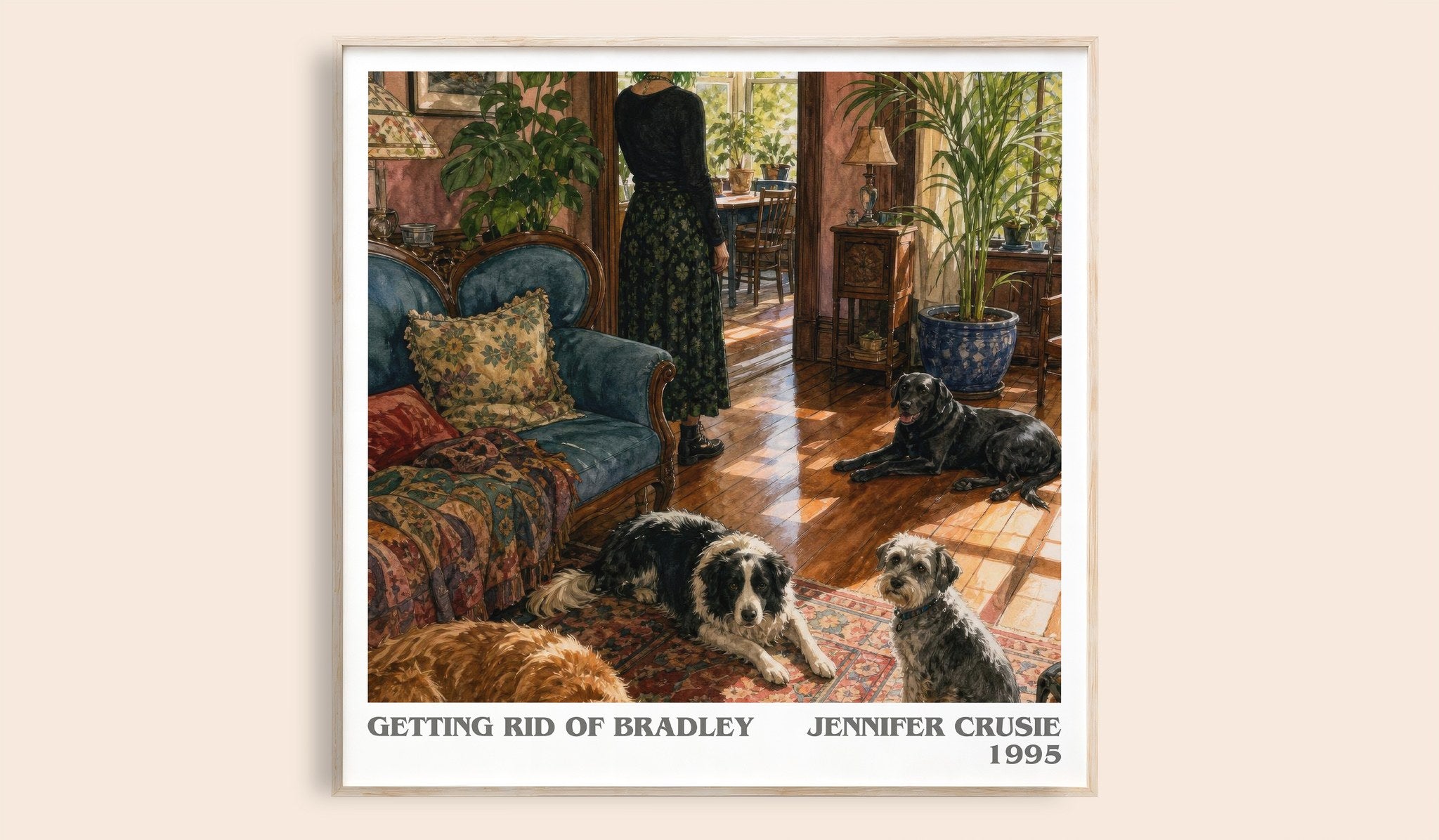 Getting rid of Bradley Literary Art Print by Jennifer Crusie