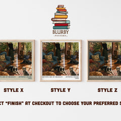 Getting rid of Bradley literary print in frame leaning in hallway – romance wall art