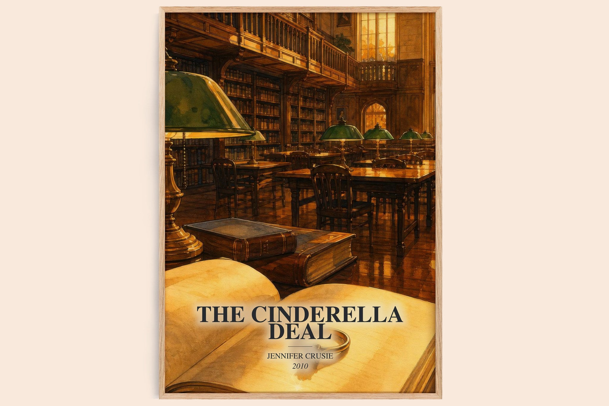 The Cinderella Deal Book Watercolour Illustration by Jennifer Crusie