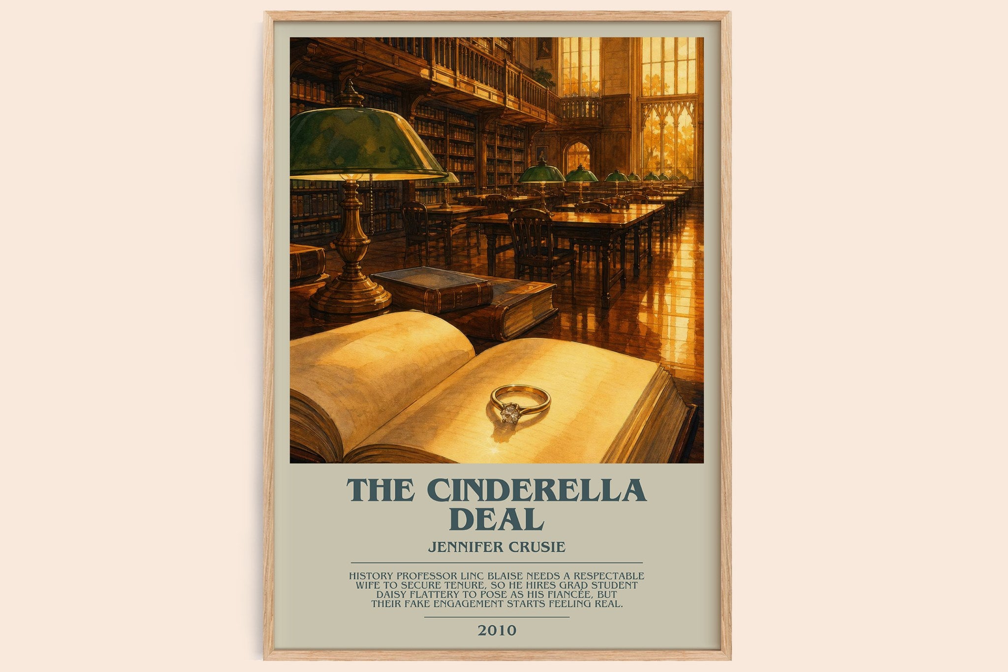 The Cinderella Deal Bookish Wall Art by Jennifer Crusie