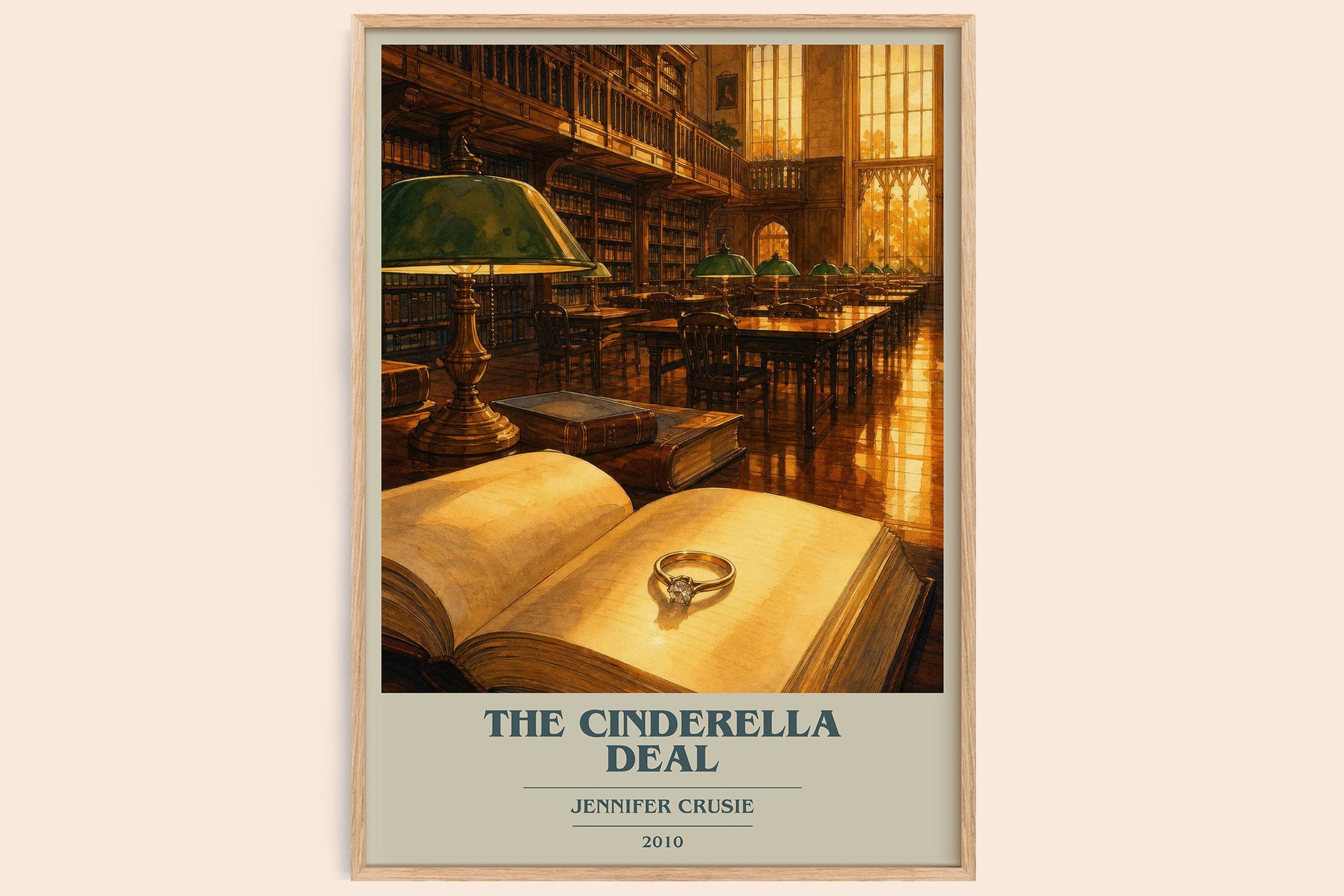 The Cinderella Deal Book Cover Poster by Jennifer Crusie